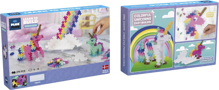 Plus Plus Learn To Build Unicorns - 275pc Building Kit