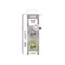 Bibs | Pacifier Liberty Round-Natural Rubber- Capel Sage Mix