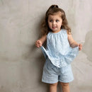 Cracked Soda | Cove Bow Shorts-Blue  RRP $39.99