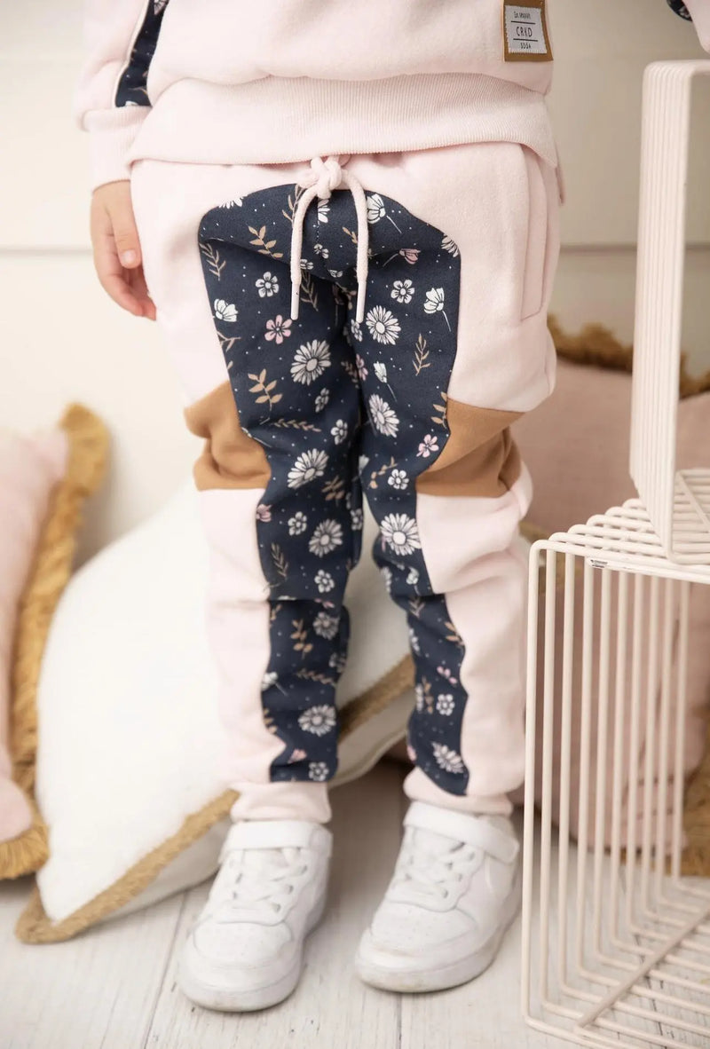 Cracked Soda | Baby Indigo Detailed Trackpants - Pink