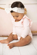 Cracked Soda | Sofia Frill Bodysuit Pink