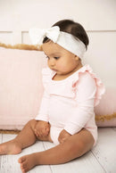 Cracked Soda | Sofia Frill Bodysuit Pink