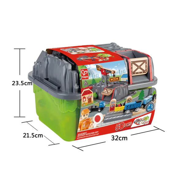 Hape | Countryside Train Bucket Set