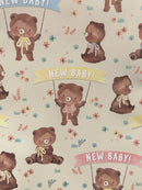 Folded Wrap New Baby Generic Bear Design