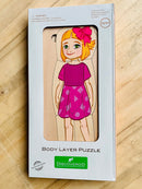 Discoveroo Girl 5 Layer Body Puzzle