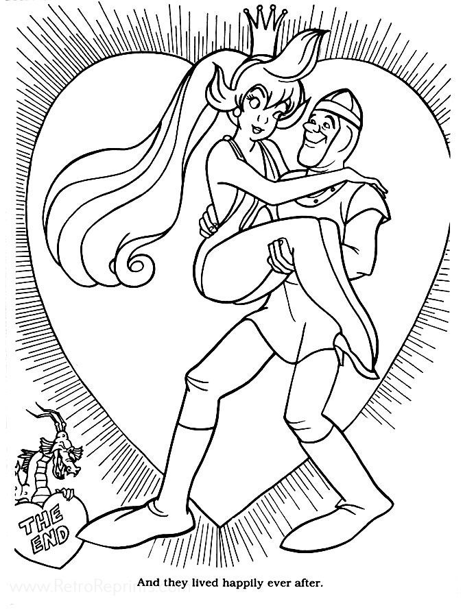 Dragons Lair Colouring