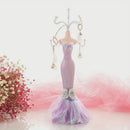 1pc Elegant Resin Princess Mannequin Display Stand - Lilac