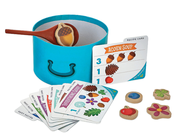 Peaceable Kingdom Acorn Soup Game - Educational Games for Toddlers