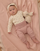 Quincy Mae | Baby Pant - Mauve