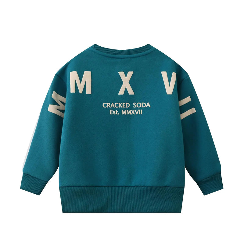 Cracked Soda | Jade MMXVII Girls Crew Sweater - Teal RPP $49.99