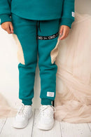 Cracked Soda | Girls Jade Detailed Trackpants Teal RRP $44.99
