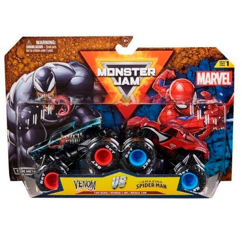 Monster Jam: 1:64 Scale Marvel 2-Pack - Iron Man vs. War Machine