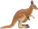 Papo - Realistic Kangaroo With Baby Figure