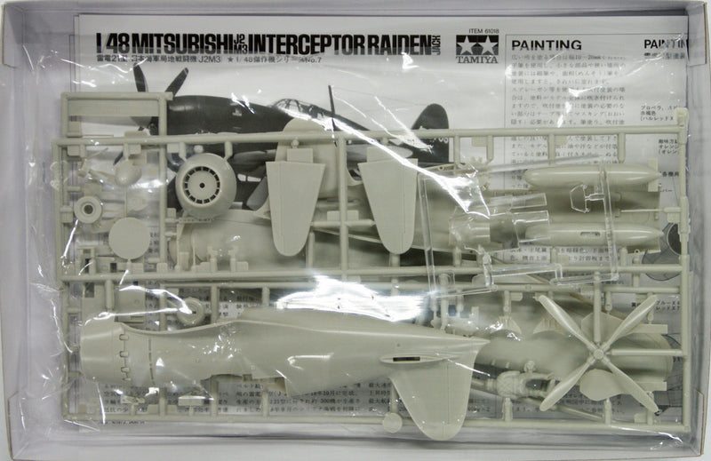 Tamiya 61018 Mitsubishi J2M3 Interceptor Raiden Jack 1/48 Scale Kit