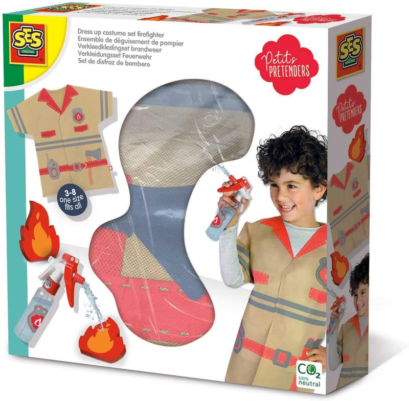 SES Petit Pretenders Fire Department Costume Set RRP $34.99