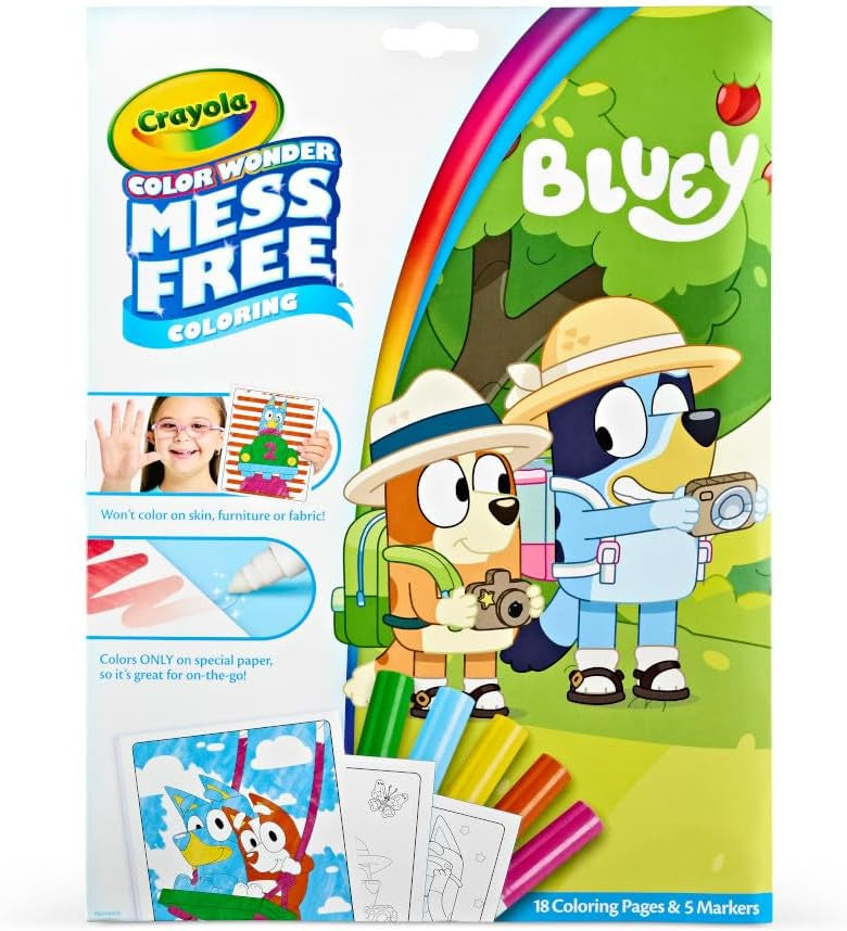 Crayola Colour Wonder Mess Free Colouring Bluey