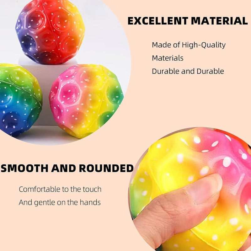 BOUNCY BALL (RAINBOW) - 7CM