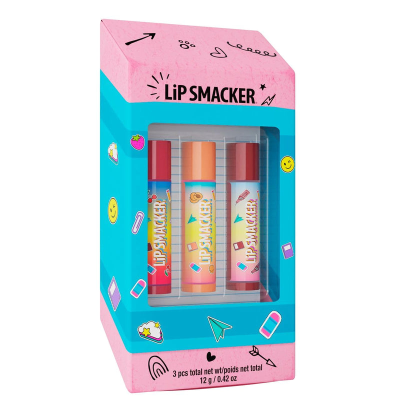 Lip Smacker, Back to School Collection Eraser Box Lip Balm Trio