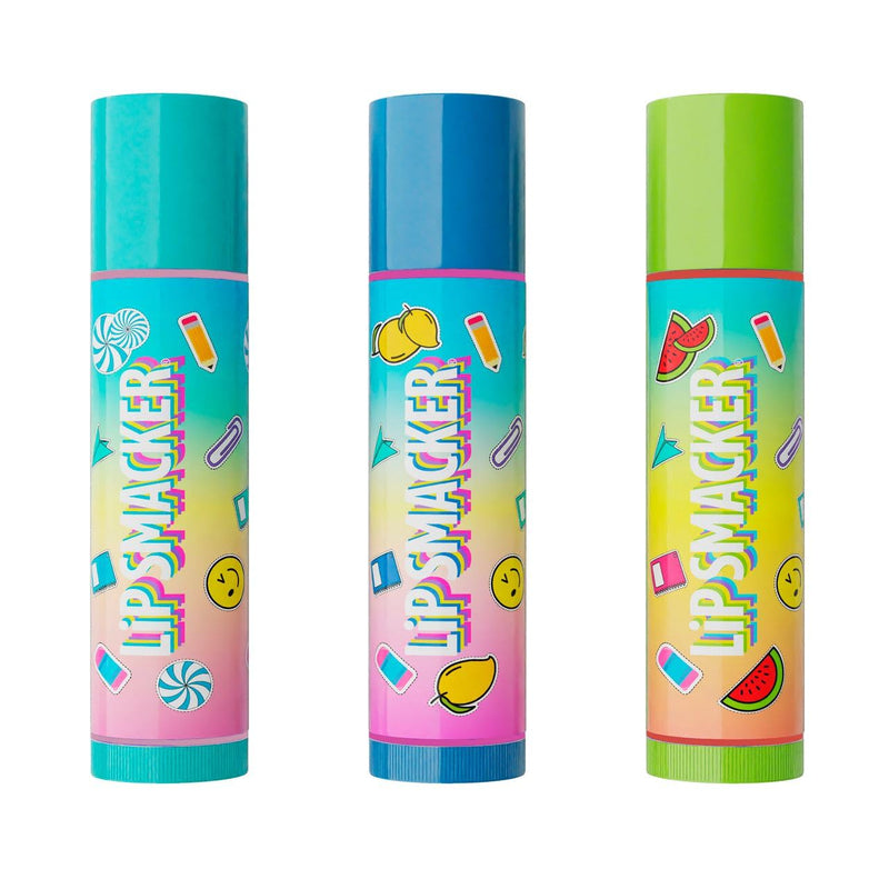 Lip Smacker, Back to School Collection, Spiral Notebook Lip Balm Trio - Blue