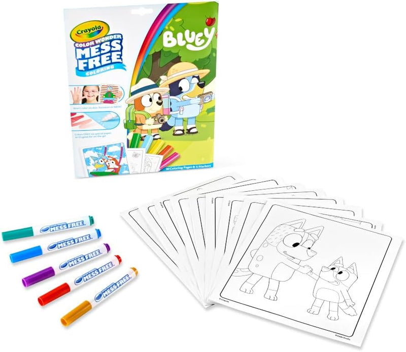Crayola Colour Wonder Mess Free Colouring Bluey