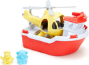 Green Toys - Rescue Boat and Helicopter