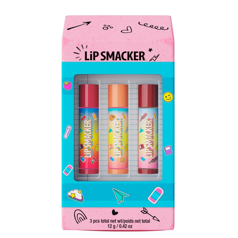 Lip Smacker, Back to School Collection Eraser Box Lip Balm Trio