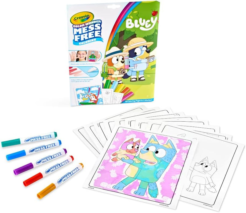 Crayola Colour Wonder Mess Free Colouring Bluey