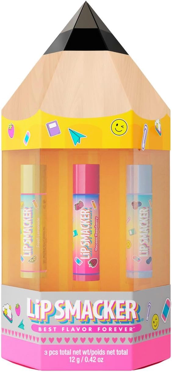 Lip Smacker, Back to School Collection, Pencil Box Lip Balm Trio