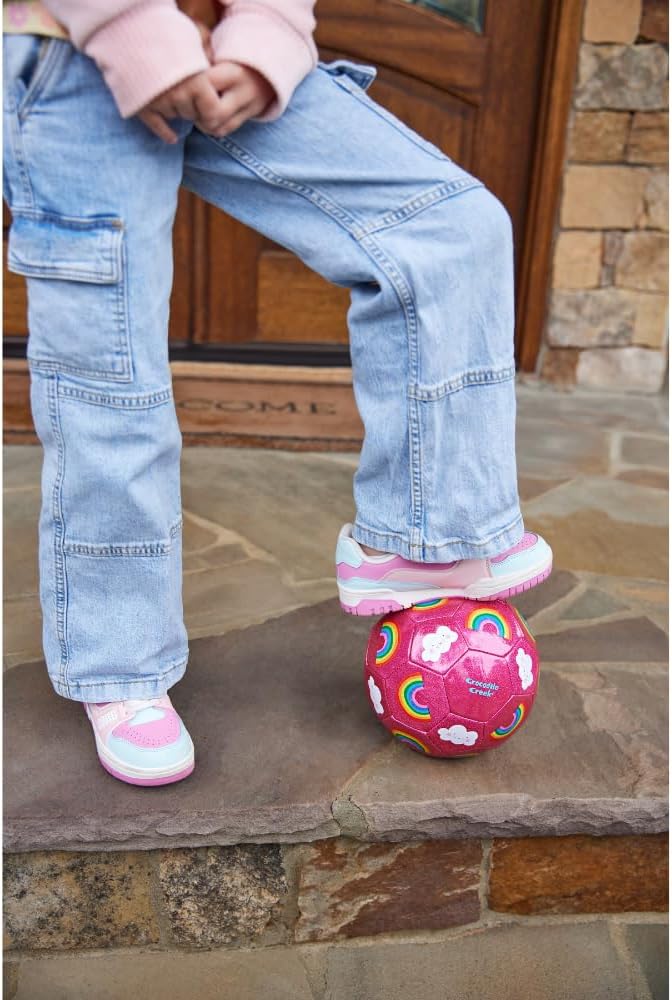 Crocodile Creek - Glitter Soccer Ball - Rainbow (Size 3)