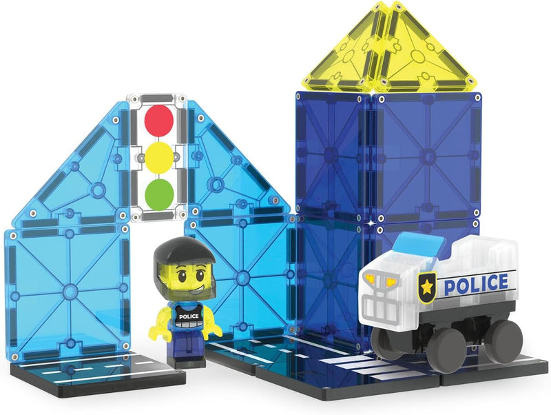 Magna -Tiles | Police Patrol 20-Piece Set