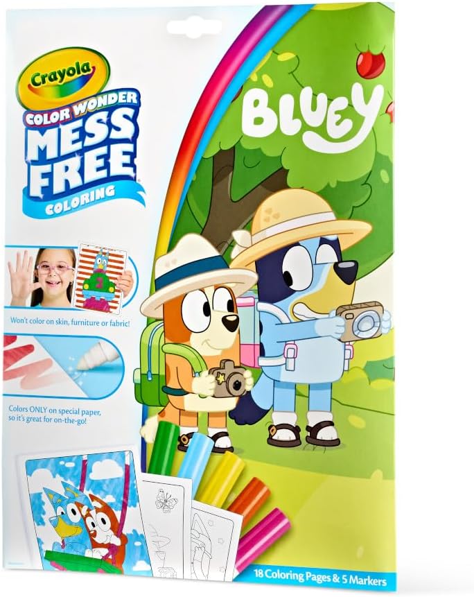 Crayola Colour Wonder Mess Free Colouring Bluey