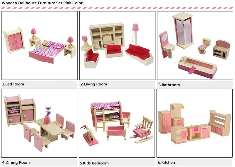 Wooden Dolls House Furniture - Dining Room $24.99