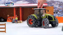 Bruder | Claas Axion 950 w/snowchains and snow blower