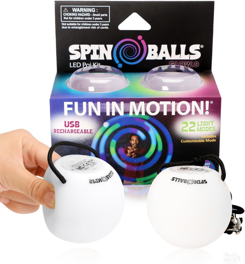 Spinballs Glow.0 LED Poi Balls Glow