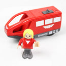 Edwone Wooden Track Magnetic Electric  Train