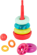 B. toys Rainbow Rings Stacking Rings