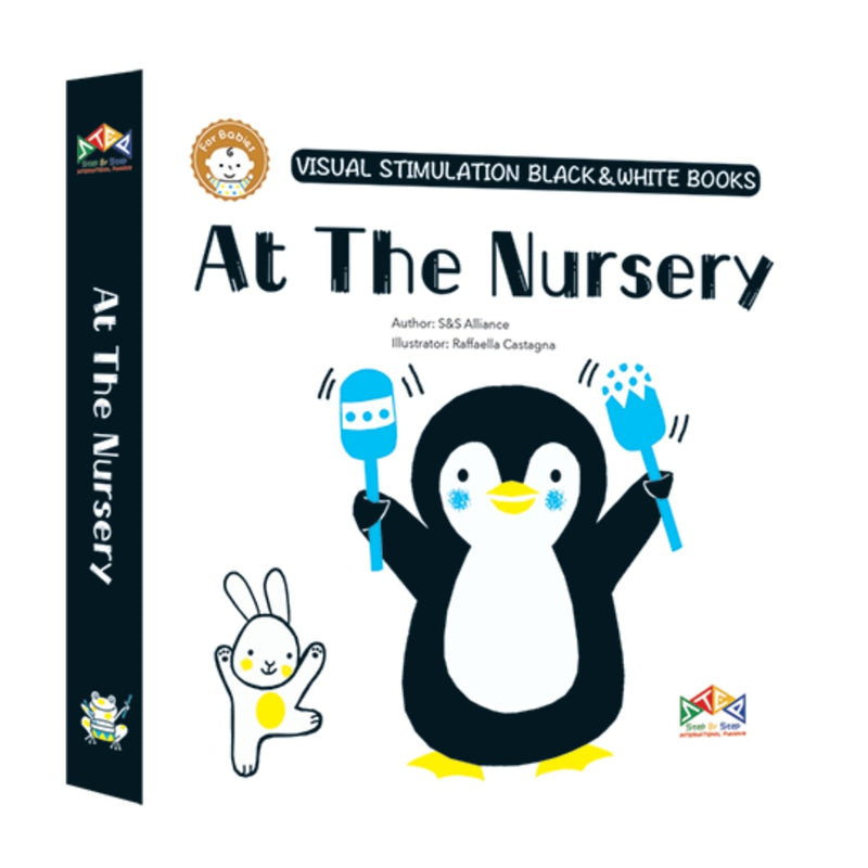 At the Nursery (Black & White Books) Board book