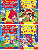 Sticker & Colour Fun Dot to Dot Book - Creepy Crawlies