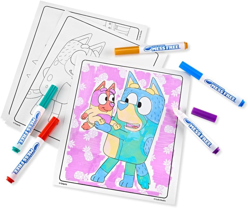 Crayola Colour Wonder Mess Free Colouring Bluey