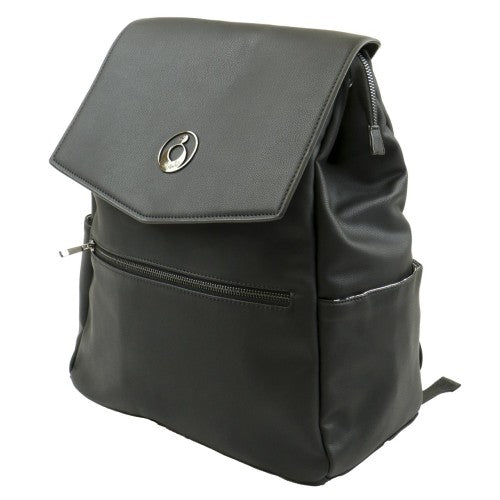 Isoki | Hartley Backpack Nappy Bag - Black Onyx