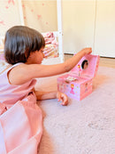 Musical Jewellery Box with Pearl Handle-Princess & Unicorn
