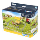 Bruder | (NEW) Hay Rack with Fence, Cow & Trough