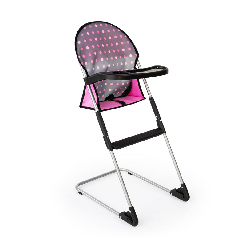 Bayer | Limited HIGH CHAIR WITH TRAVEL BED SET Pink & Grey RRP $119.99