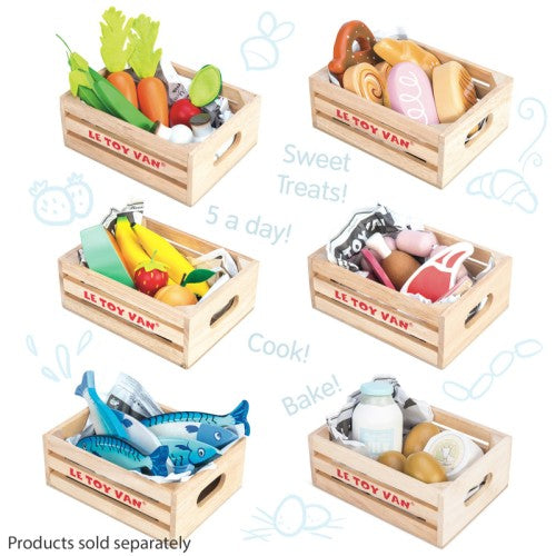 Le Toy Van | Honeybake Baker's Basket in Crate Playset