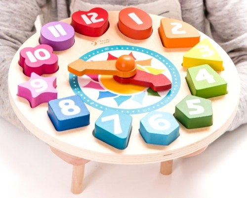 Classic World | Tic-Tac Wooden Clock Puzzle