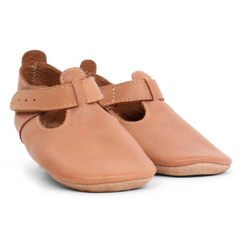 Bobux Soft Sole Jack and Jill Shoe - Caramel