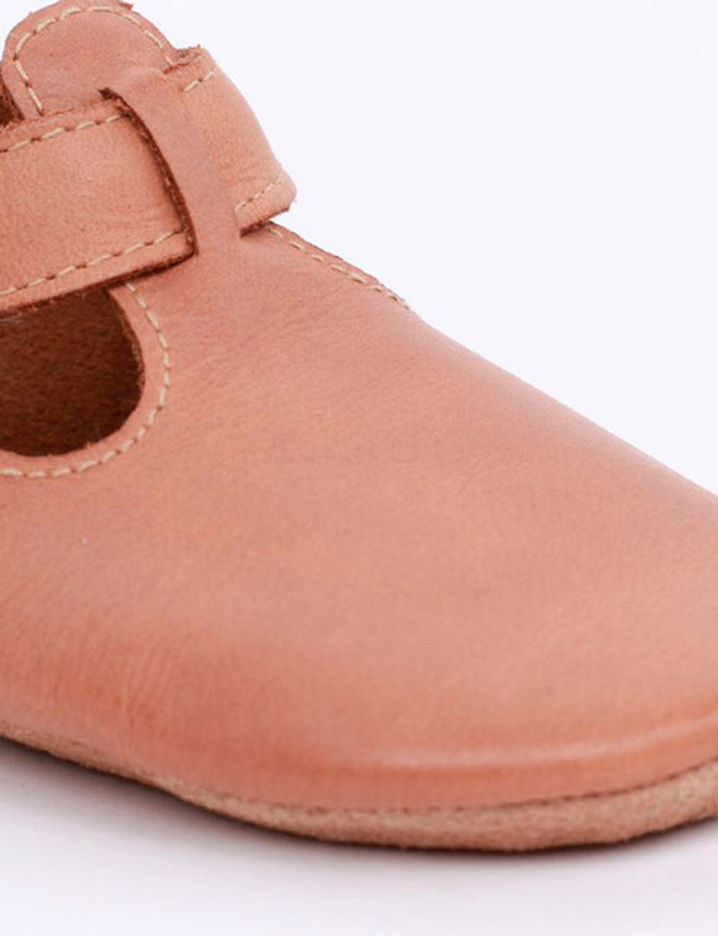 Bobux Soft Sole Jack and Jill Shoe - Caramel