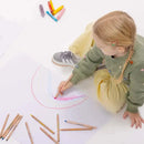 Honeysticks Beeswax Pencils Jumbo Triangles 10pk