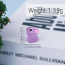 Glow-In-The-Dark Colourful  Rabbit Figurines