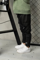 Cracked Soda Noah Elevated Trackpant Black 3-8
